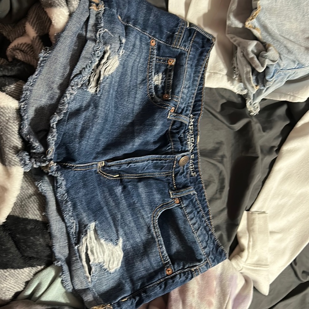 american eagle jean shorts